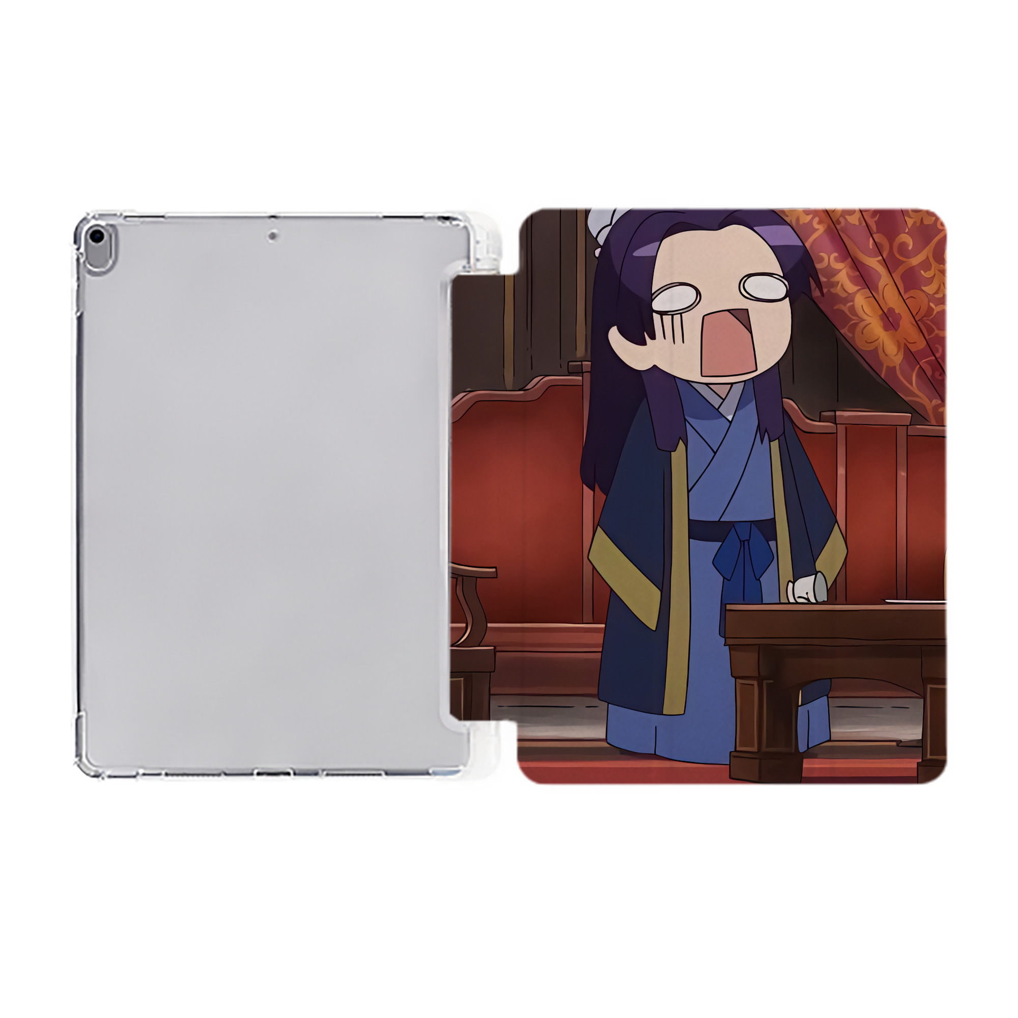 （画像用） 薬屋のひとりごと The Apothecary Diaries IPad ケース ペン収納付き 三つ折りスタンド PUレザー×シリコン 対応機種9.5/10.5/10.9インチ